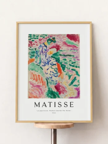 26104 matisse la japonaise woman beside the water ahsap tablo 1.webp