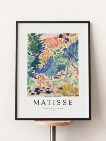 26105 matisse landscape at collioure siyah tablo 1 1.webp
