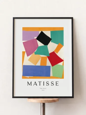 26109 matisse the snail siyah tablo 1.webp