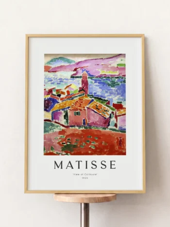 26110 matisse view at collioure ahsap tablo 1.webp