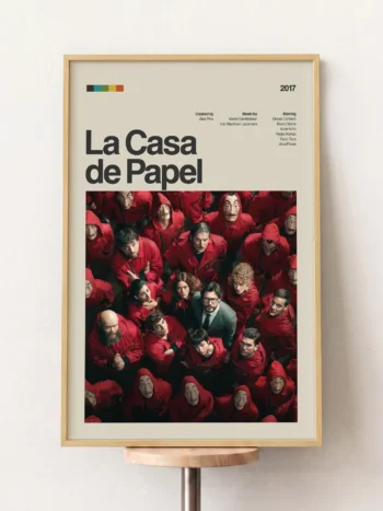 44107 la casa de papel ahsap tablo 1.webp